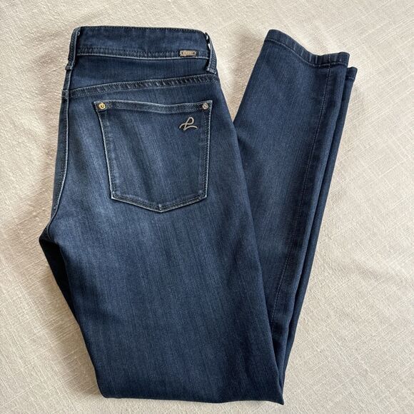 DL1961 Women's Size 27 Dark‎ Wash (Bloom) 4Way Stretch SLIM fit  EMMA Legging - Picture 1 of 16